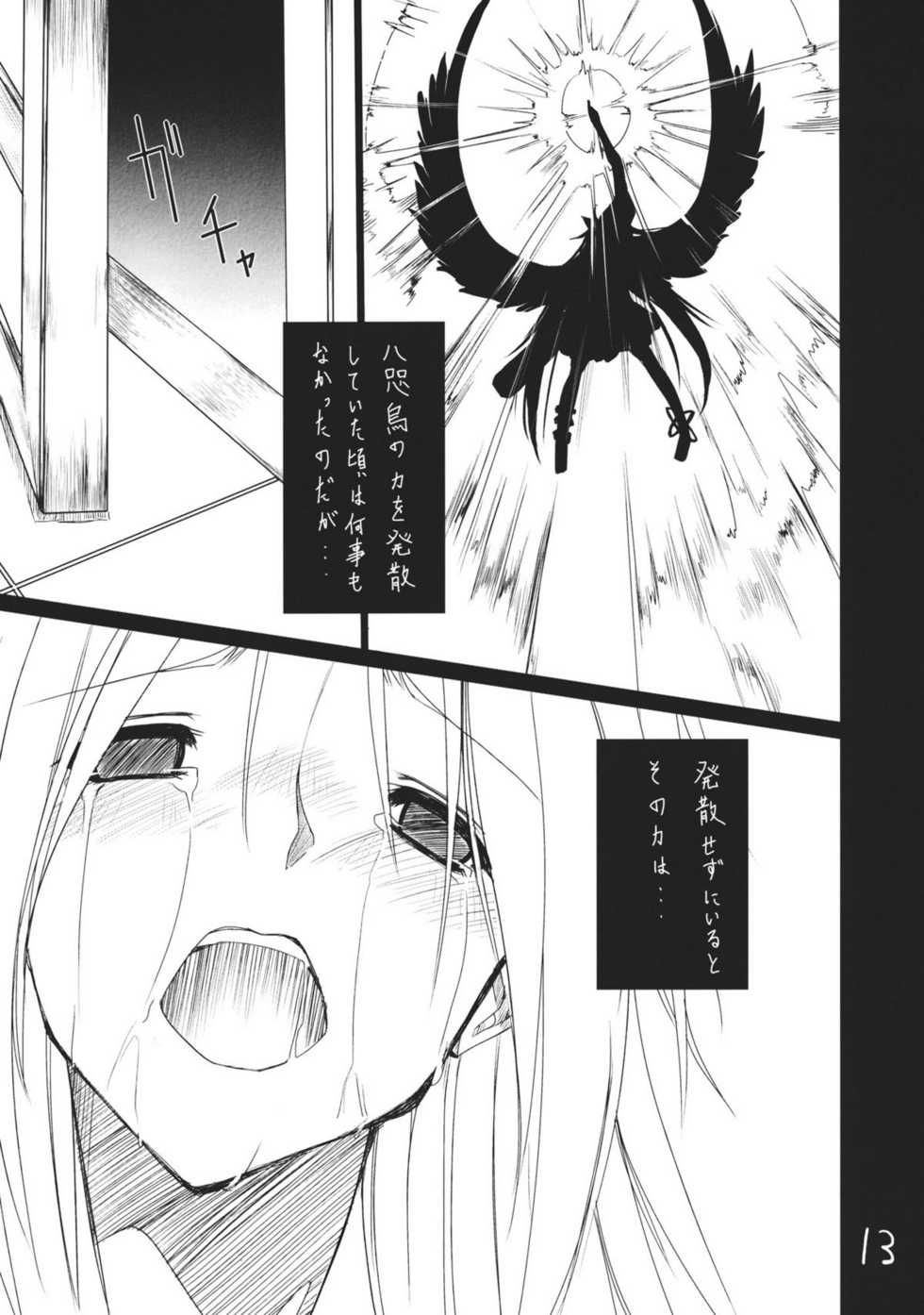 (Kouroumu 7) [Akari wa Honnori Tomoreba Ii (Kurokuro)] Kara no Ana (Touhou Project) - Page 13