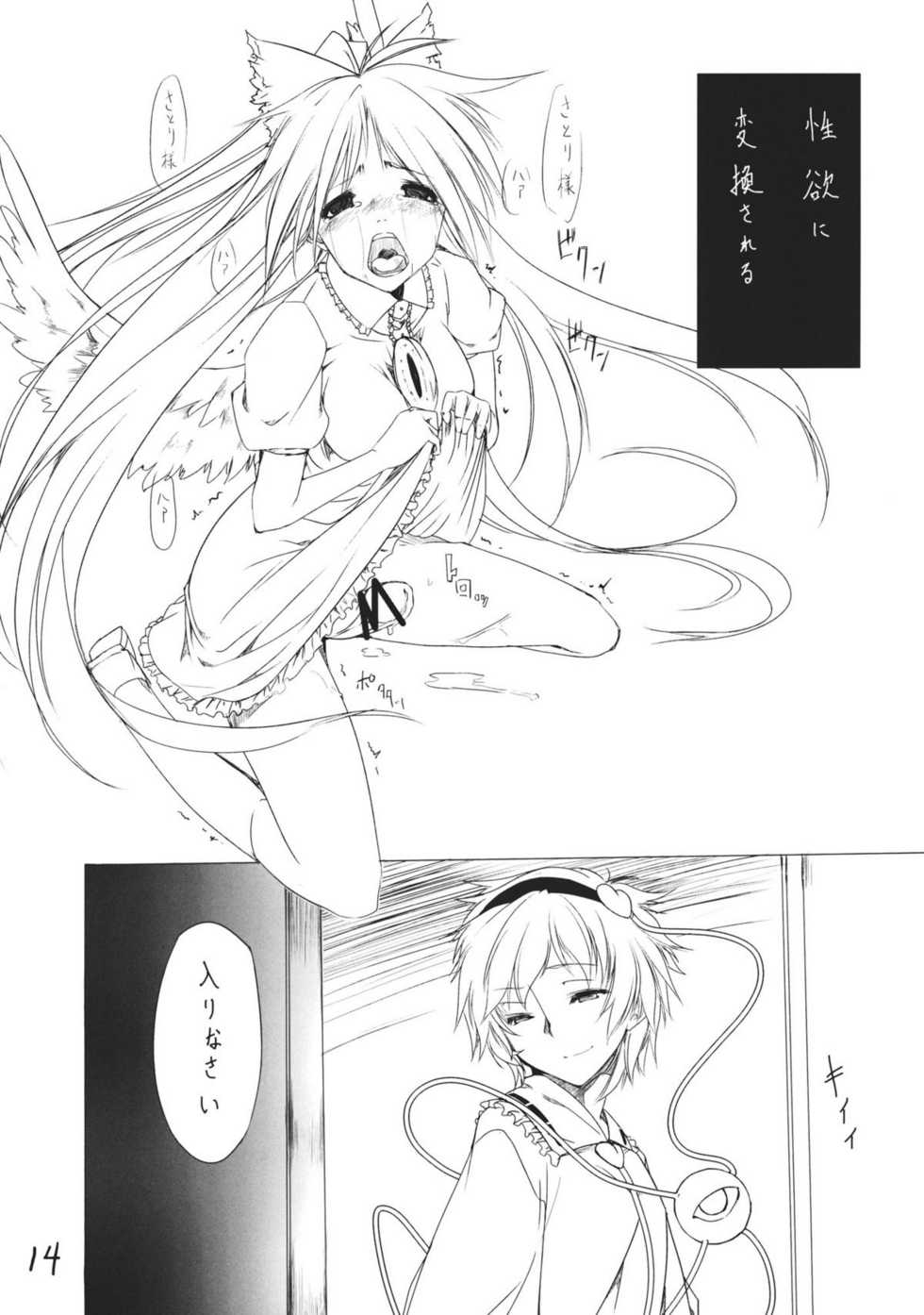 (Kouroumu 7) [Akari wa Honnori Tomoreba Ii (Kurokuro)] Kara no Ana (Touhou Project) - Page 14