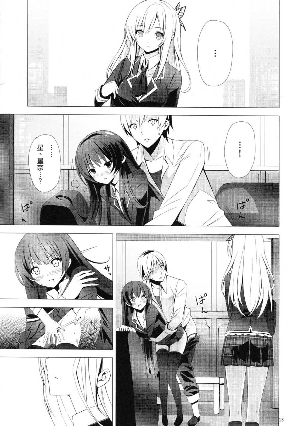(C80) [Yellow Avantgard (Mikoto Akemi)] B.F.F. (Boku wa Tomodachi ga Sukunai) [Chinese] [fensy汉化] - Page 12