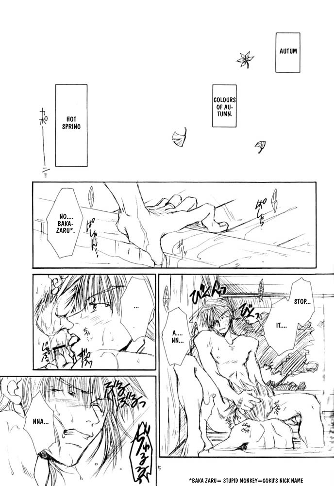 [Bunny's Jimusho (Bunny Urasawa)] Onsen e Ikou! | Let's Go to Hot Springs! (Saiyuki) [English] {Obsession} - Page 5