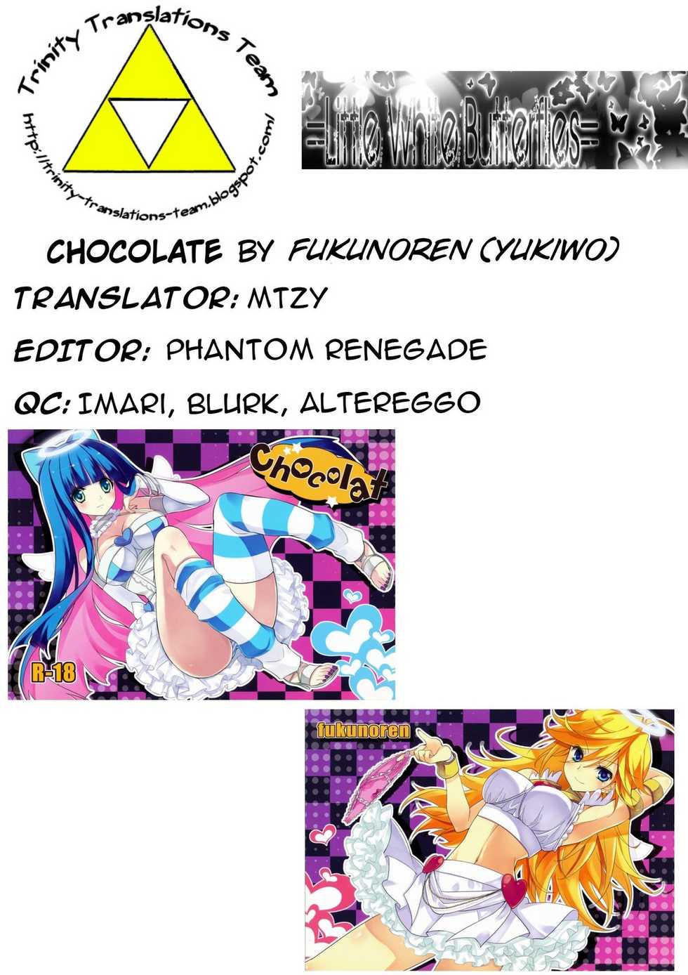 (C79) [Fukunoren (Yukiwo)] Chocolate (Panty & Stocking with Garterbelt) [English] [Little White Butterflies + Trinity Translations Team] - Page 19