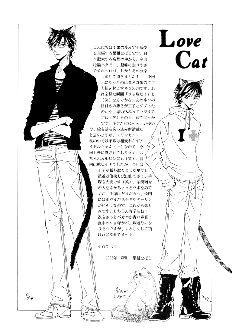 [CACTY (Kamo Nabako)] Love Cat (Prince of Tennis) [English] {Neutral} - Page 4