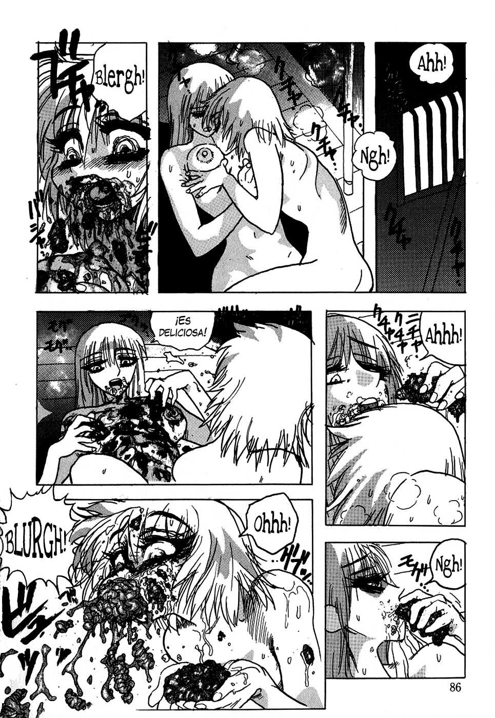 [Ukishima Toubu] Joshikou Densetsu ~ Daiben Yuri (Original @ Himitsu no Chikashitsu Vol.06) [Spanish/Español] [Lateralus-Manga] - Page 9