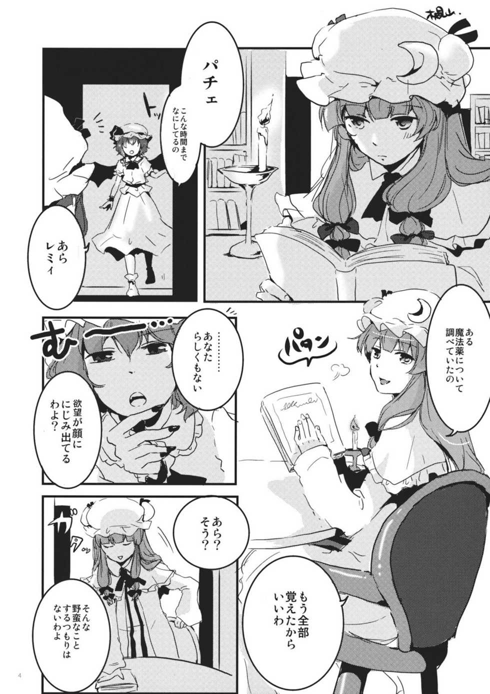 (Reitaisai 9) [Tongarigorigori (Tsukiyama, Tsunami)] Gimmick Game (Touhou Project) - Page 4