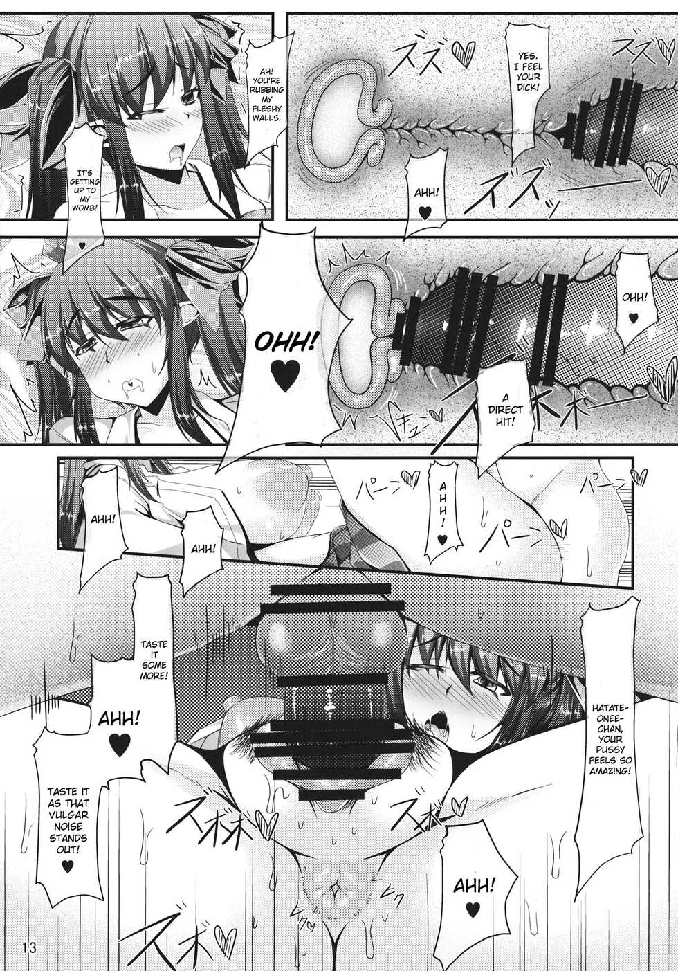 (Reitaisai 9) [barista (Kirise Mitsuru)] You Can't Fxxk Me (Touhou Project) [English] [CGrascal] - Page 12