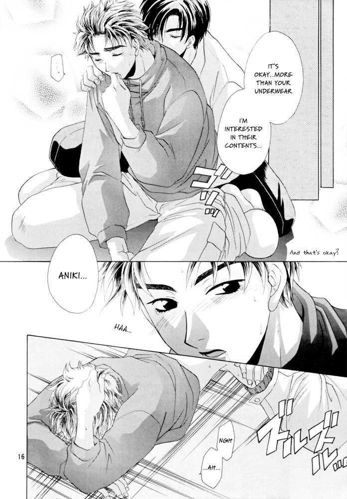 (C55) [Pink Power (Tatsuse Yumino, Mikuni Saho)] Sekai wa Aniki de Mawatteru (Initial D) [English] {Futarikiri} - Page 18