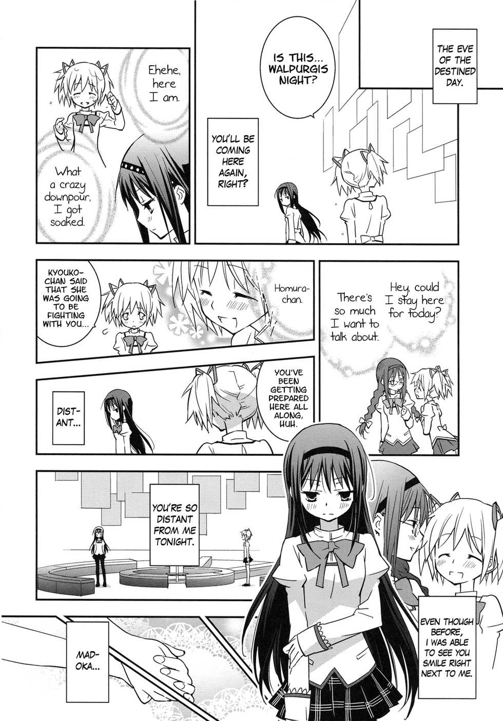 (SC53) [Hitomaron (Setouchi Sumako)] Daisuki dayo! | I Love You! (Puella Magi Madoka Magica) [English] [Yuri-ism] - Page 13