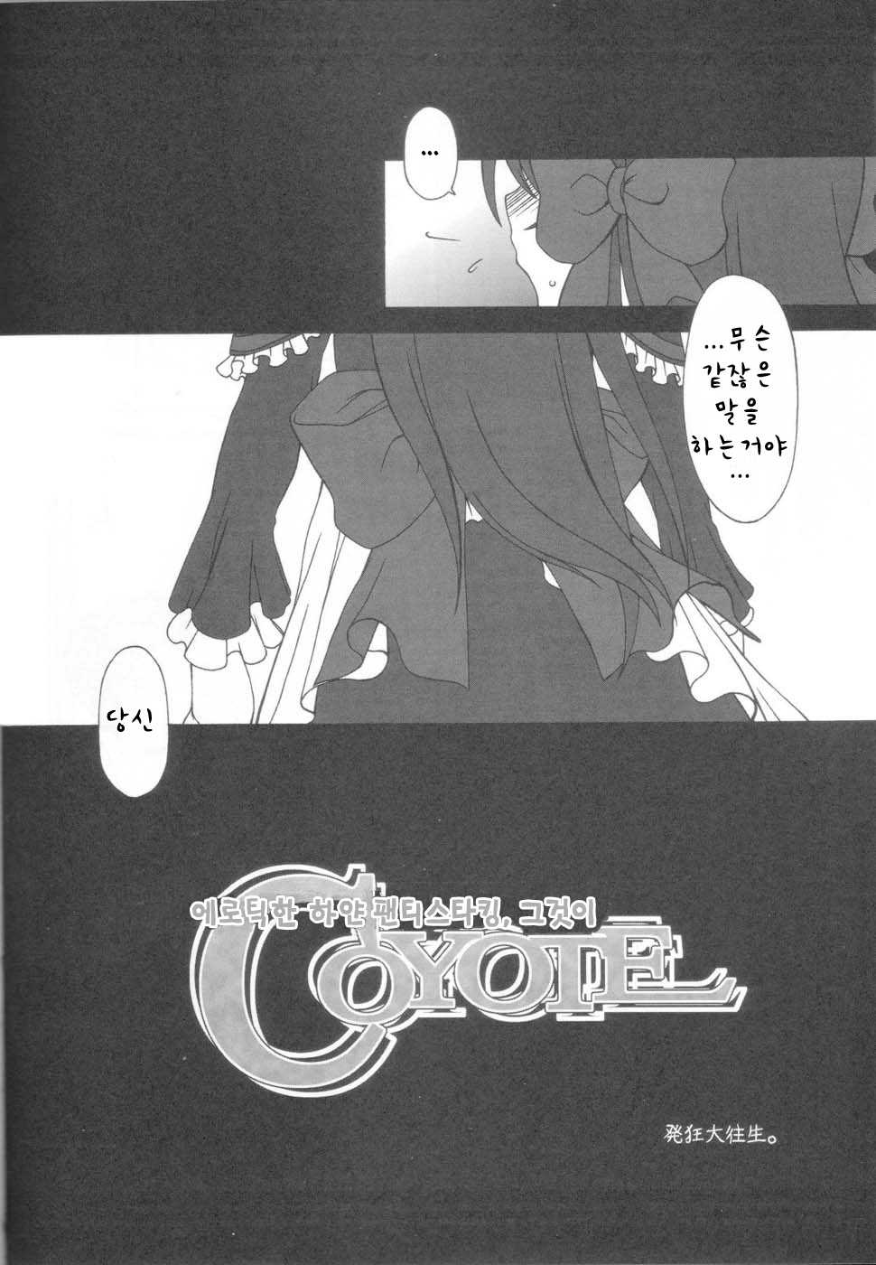 (C71) [Hitori Tower Bridge (Hakkyou Daioujou)] Erotic na Shiro Pansuto Sore ga COYOTE (Coyote Ragtime Show) [Korean] [팀 애갤러스] - Page 4