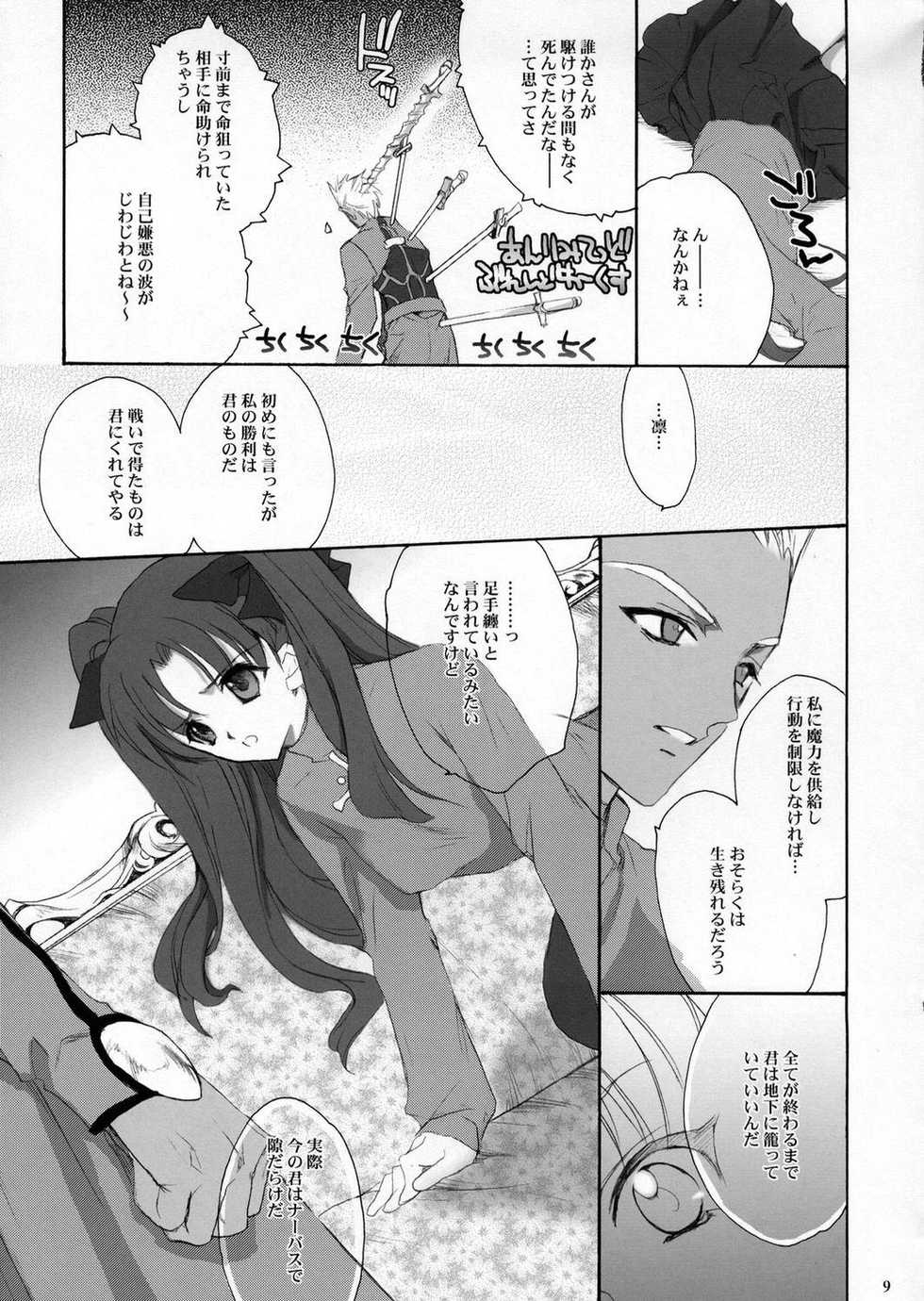 (C66) [Hanzai Tengoku (Hasei Agana)] ACCESS CODE PRIMARY (Fate/stay night) - Page 8