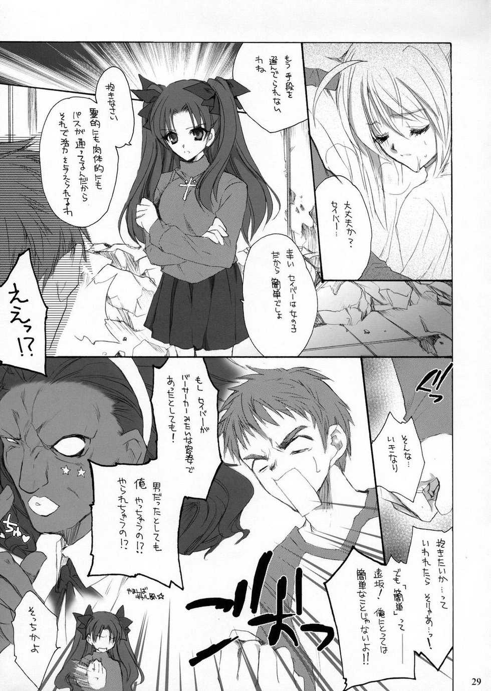 (C66) [Hanzai Tengoku (Hasei Agana)] ACCESS CODE PRIMARY (Fate/stay night) - Page 28