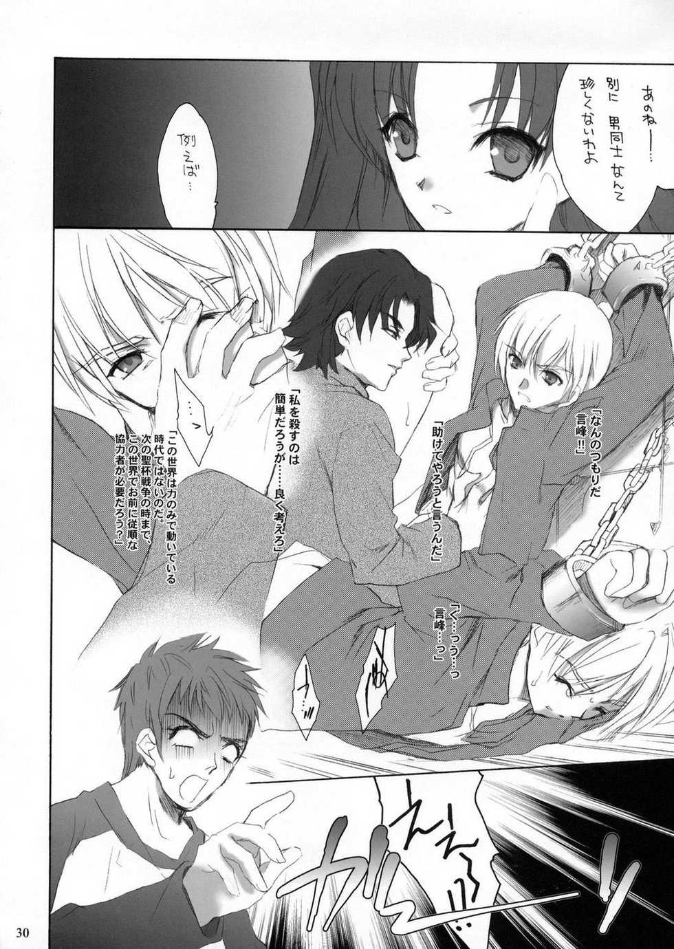 (C66) [Hanzai Tengoku (Hasei Agana)] ACCESS CODE PRIMARY (Fate/stay night) - Page 29