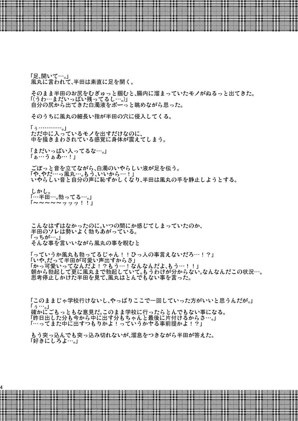 [Mitsuya Yoguru (Futaba841)] Asa mo Sugoi yo! Zetsurimaru-san (Inazuma Eleven) - Page 4