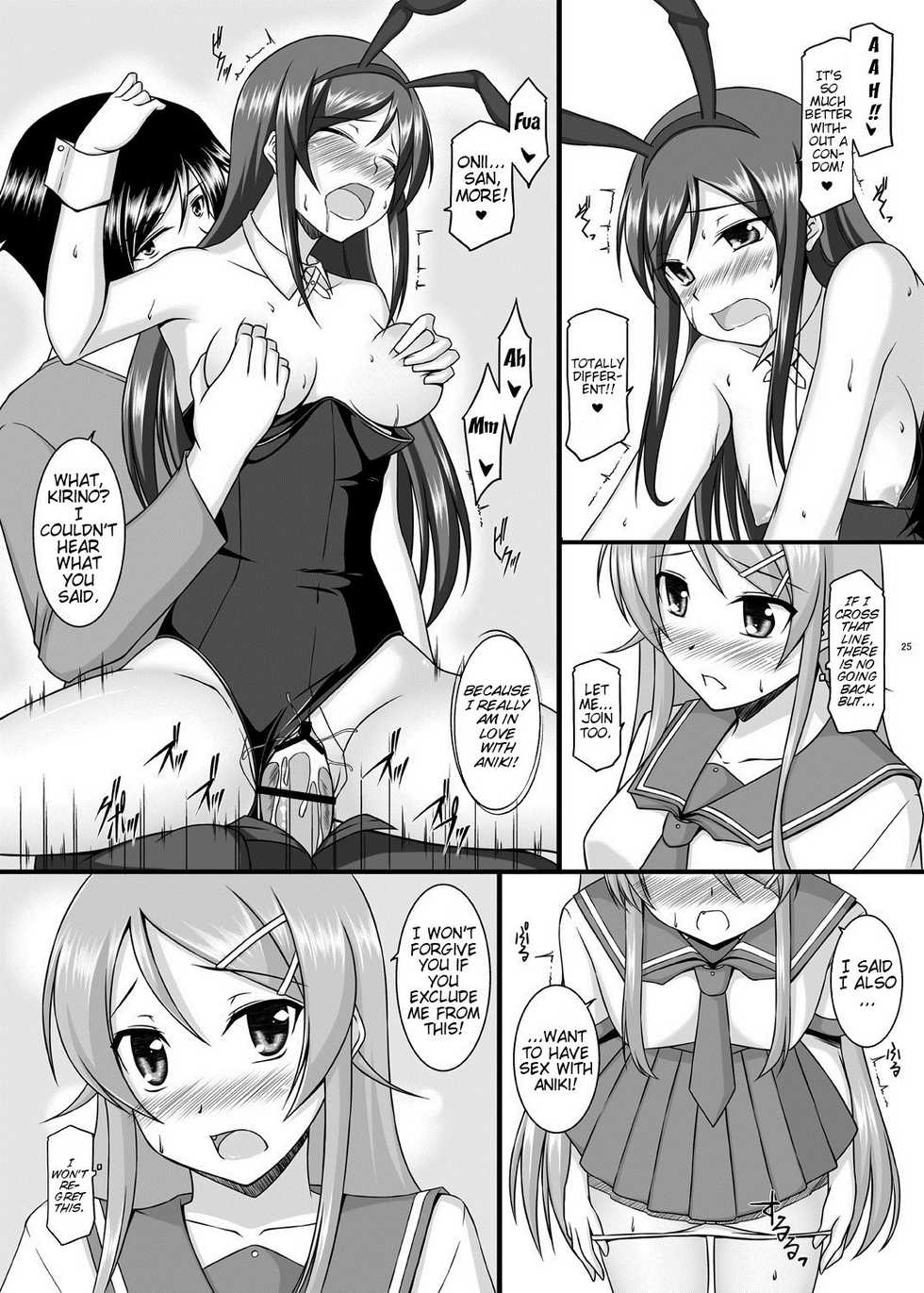 [ArcS (Sakura Yuu)] BUNNY SISTERS (Ore no Imouto ga Konna ni Kawaii Wake ga Nai) [English] (Team Vanilla + Trinity Translations Team) - Page 26