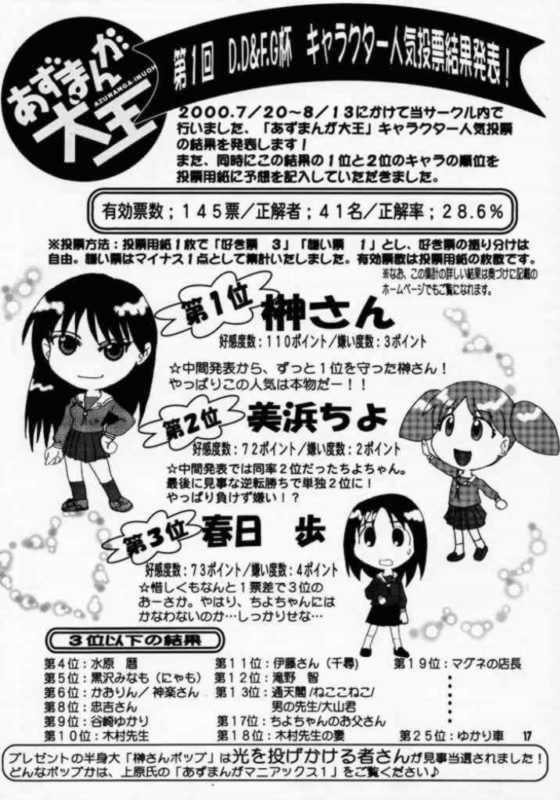 [Ducky Duck & Fake Gym (Matsumoto Anri, Uehara Kai)] Azumanga Inuoh 2 (Azumanga Daioh) - Page 16