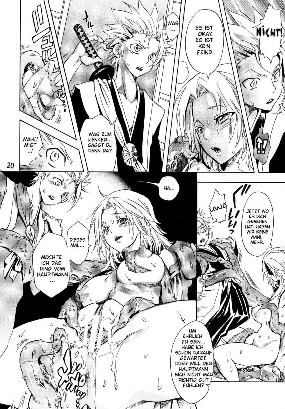 (C76) [Kurione-sha (YU-RI)] Nurunuru Panic! (Bleach) [German] {schmidtsst} - Page 19