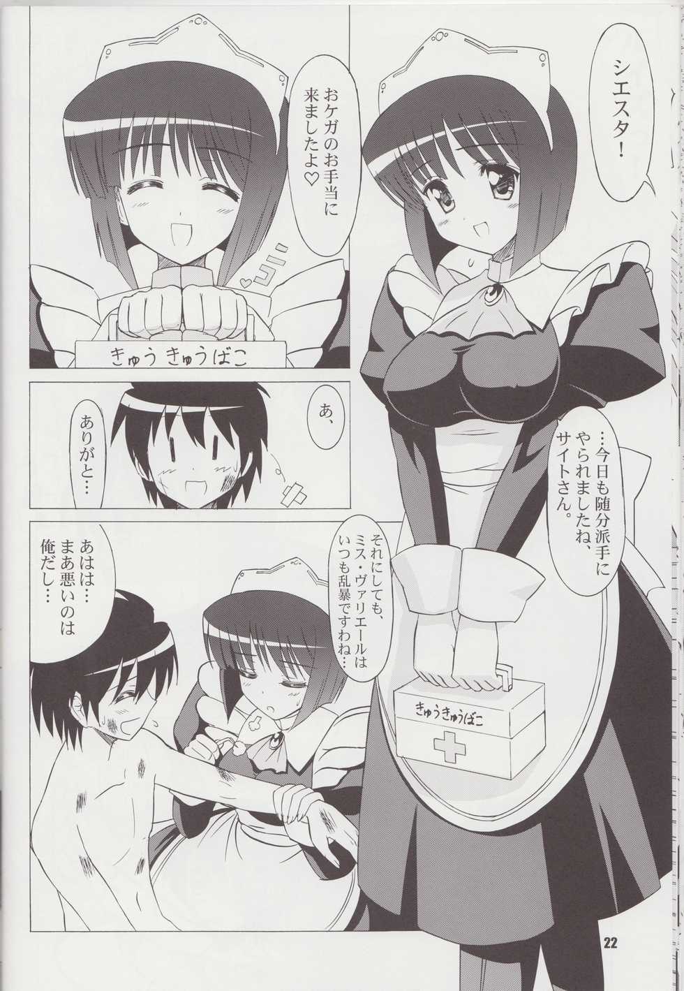 (C74) [KNIGHTS (Kishi Nisen)] Bust Revolution! (Zero no Tsukaima) - Page 21