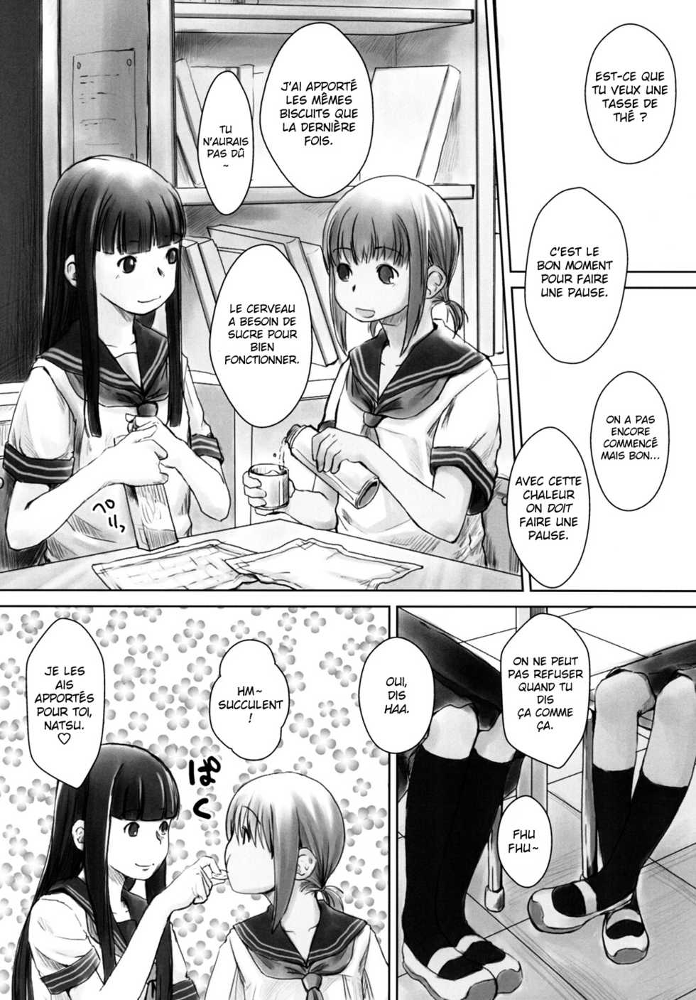 (C76) [Yubisaki Studio (Hidari Kagetora)] Les Chuu Life 2nd Lesson [French] - Page 7