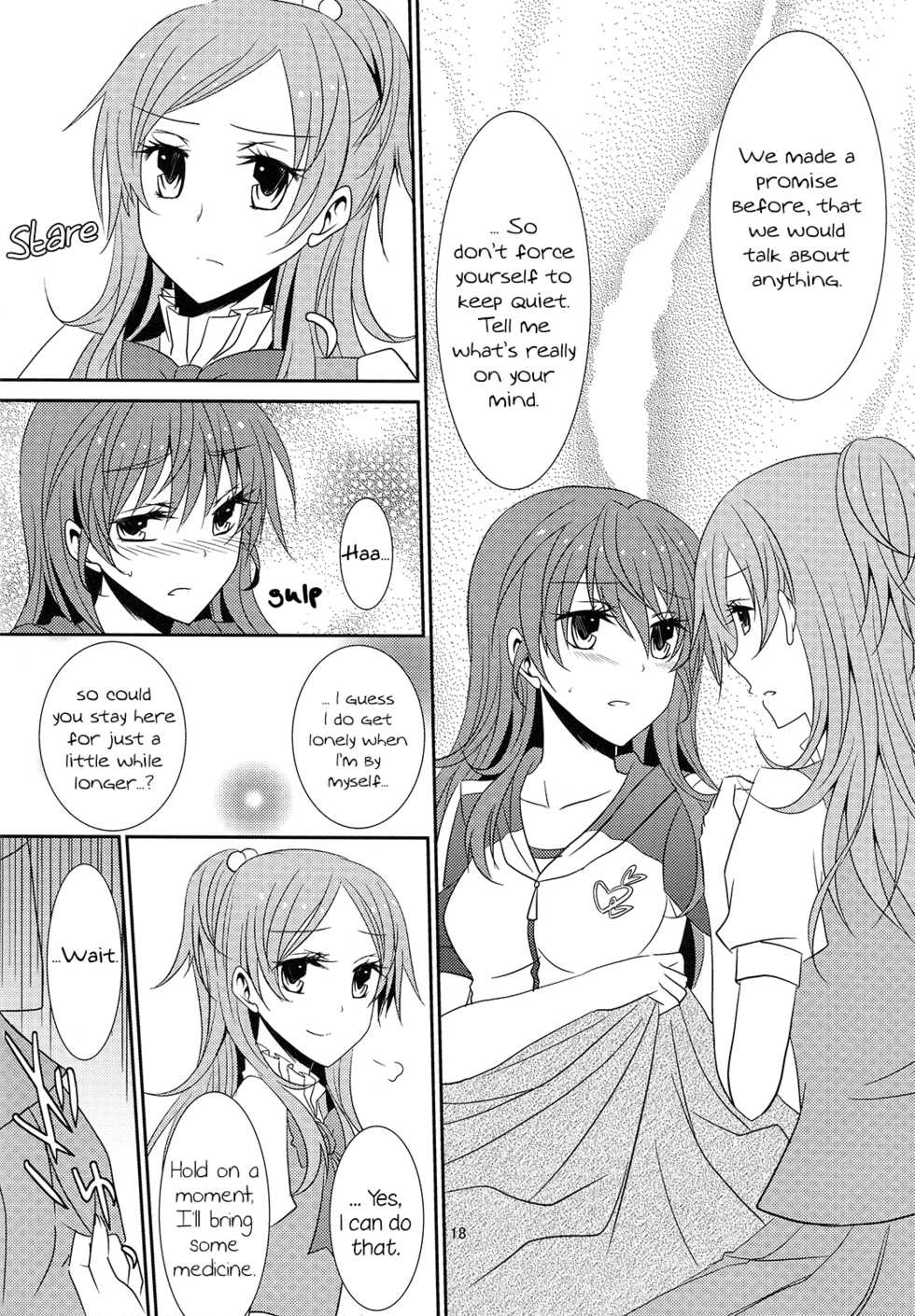 (C80) [434NotFound (isya)] 2 Become 1 (Suite PreCure) [English] [Yuri-ism] - Page 19