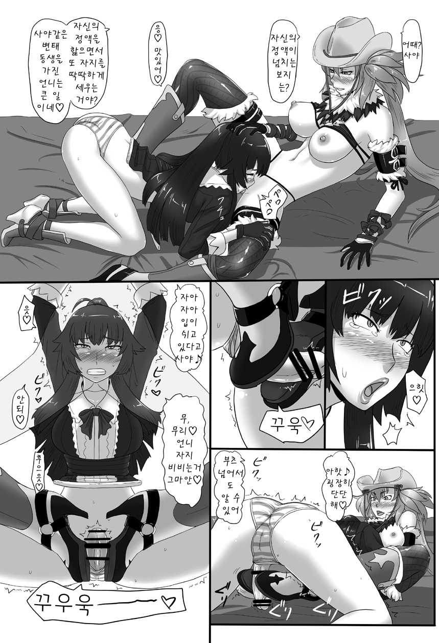 [Oneekyou (ML)] Renzetsu no Shimai (The OneeChanbara) [Korean] [Team Arcana] [Digital] - Page 15