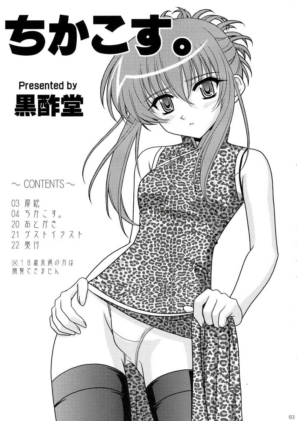 (C66) [CROSS-DO (Masakichi)] Chika Cos. (Sister Princess) [Chinese] [清純突破漢化] - Page 2
