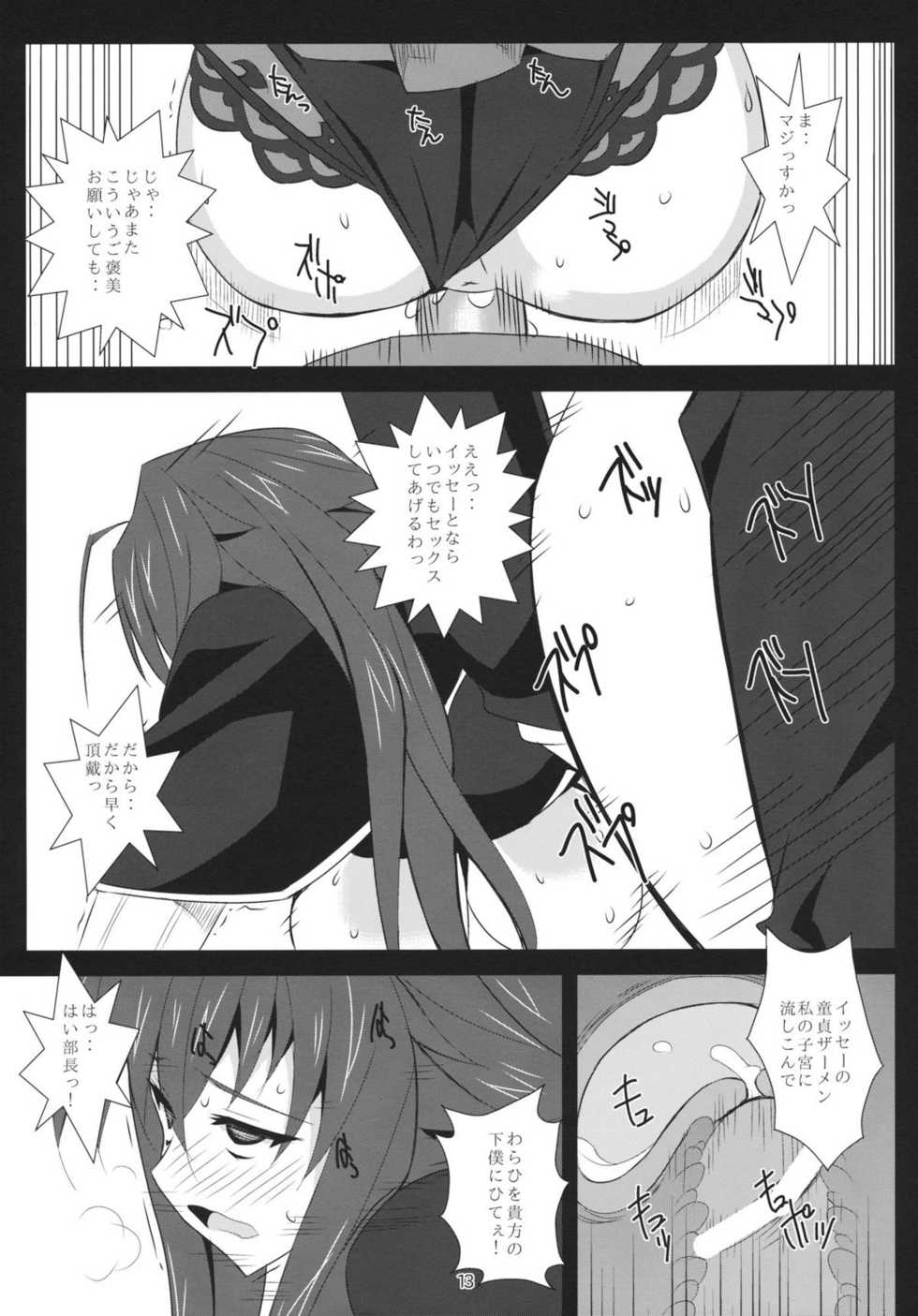 (COMIC1☆6) [NF121 (Midori Aoi)] Benigami Oppai Princess (Highschool DxD) - Page 12