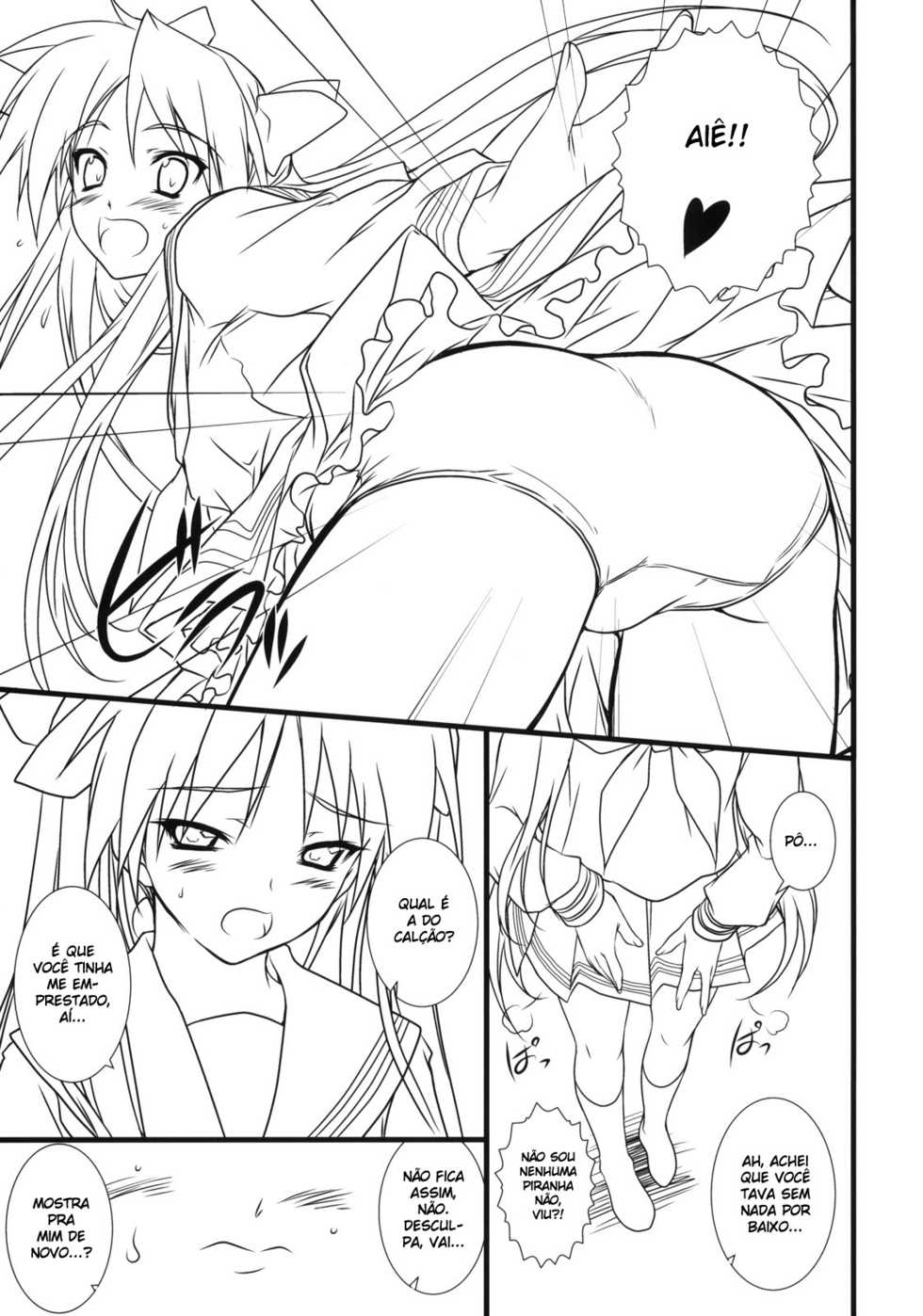 (C75) [Heaven's Gate (Andou Tomoya)] LOVERS (Lucky Star) [Portuguese-BR] [BartSSJ] - Page 6