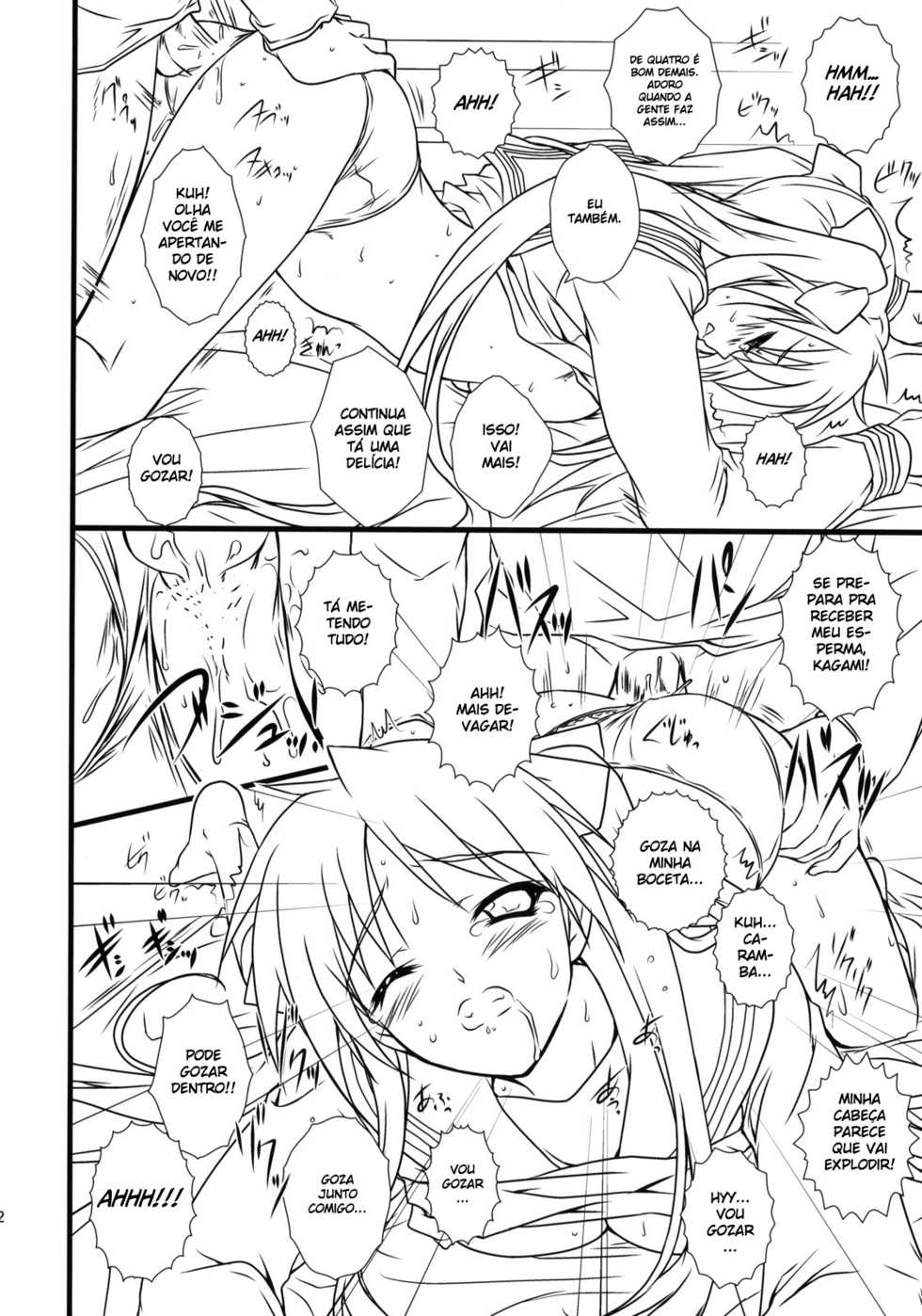 (C75) [Heaven's Gate (Andou Tomoya)] LOVERS (Lucky Star) [Portuguese-BR] [BartSSJ] - Page 21