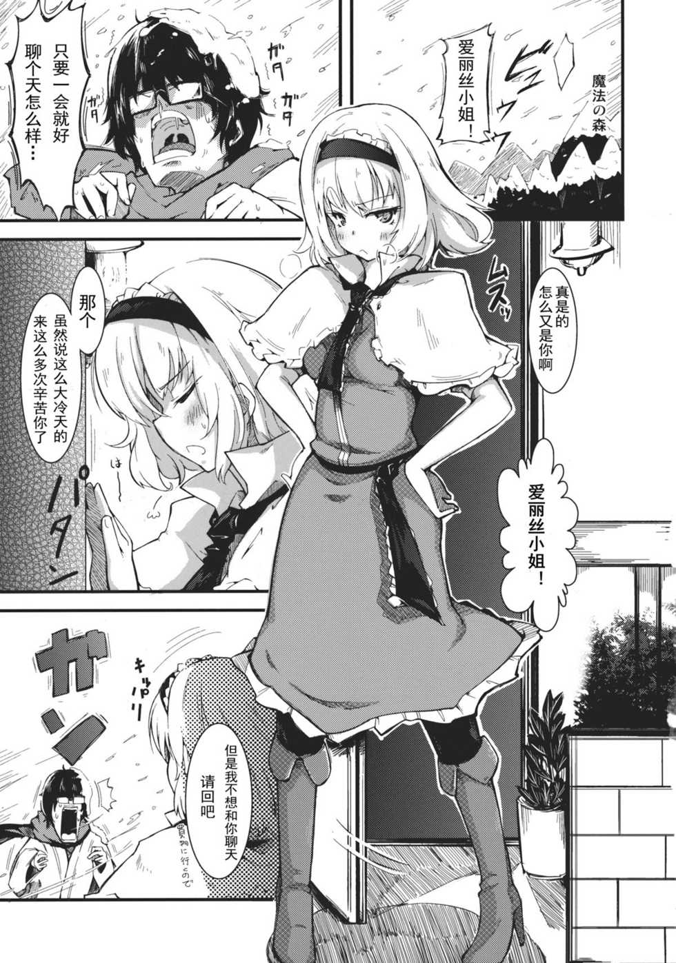 (Reitaisai 9) [*Cherish* (Nishimura Nike)] Koisuru Ningyou Tsukai | 恋爱的人形使 (Touhou Project) [Chinese] - Page 3