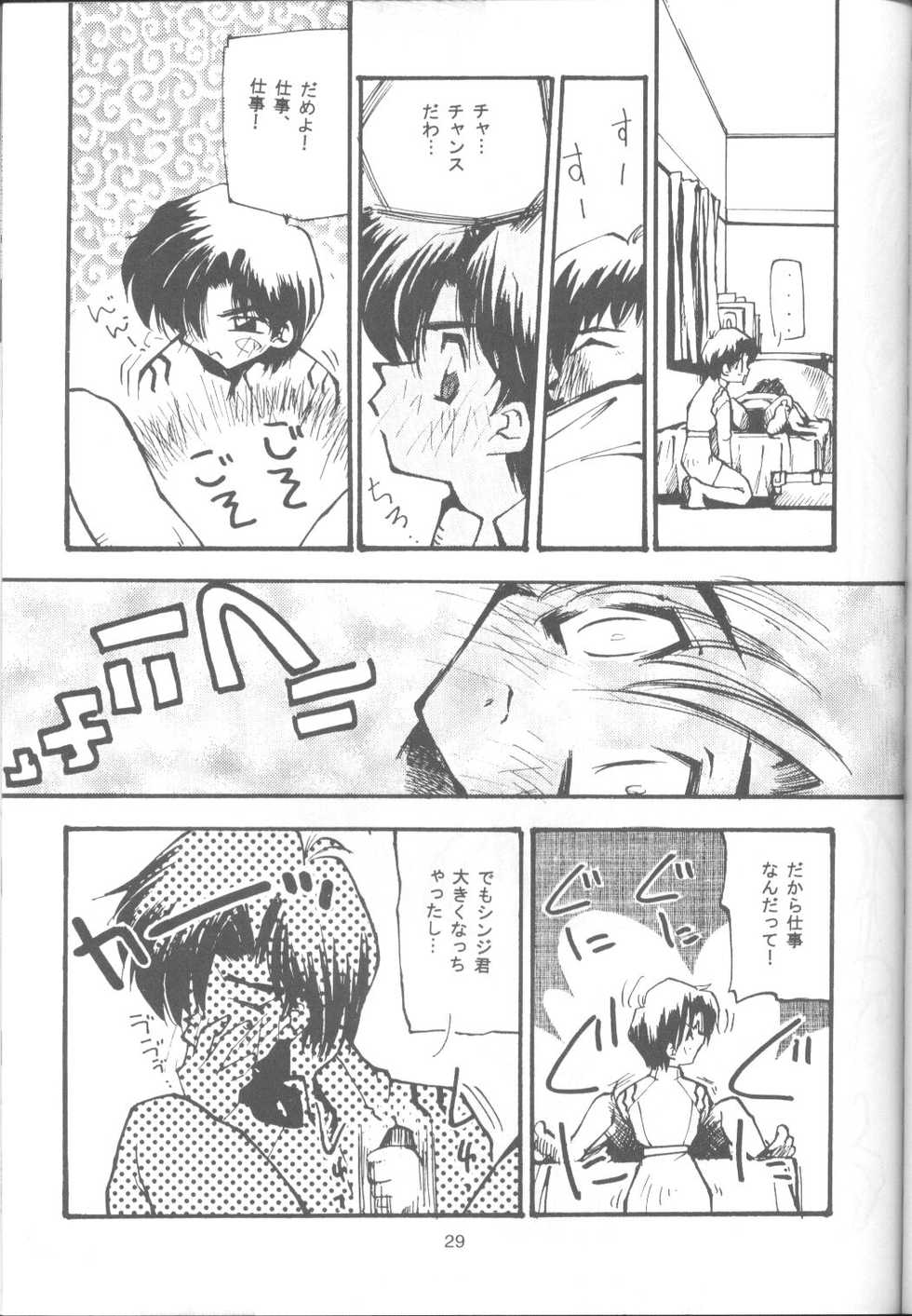 (Comic Castle 8) [Paradise City (Various)] Tabeta Kigasuru 17 (Neon Genesis Evangelion) - Page 28