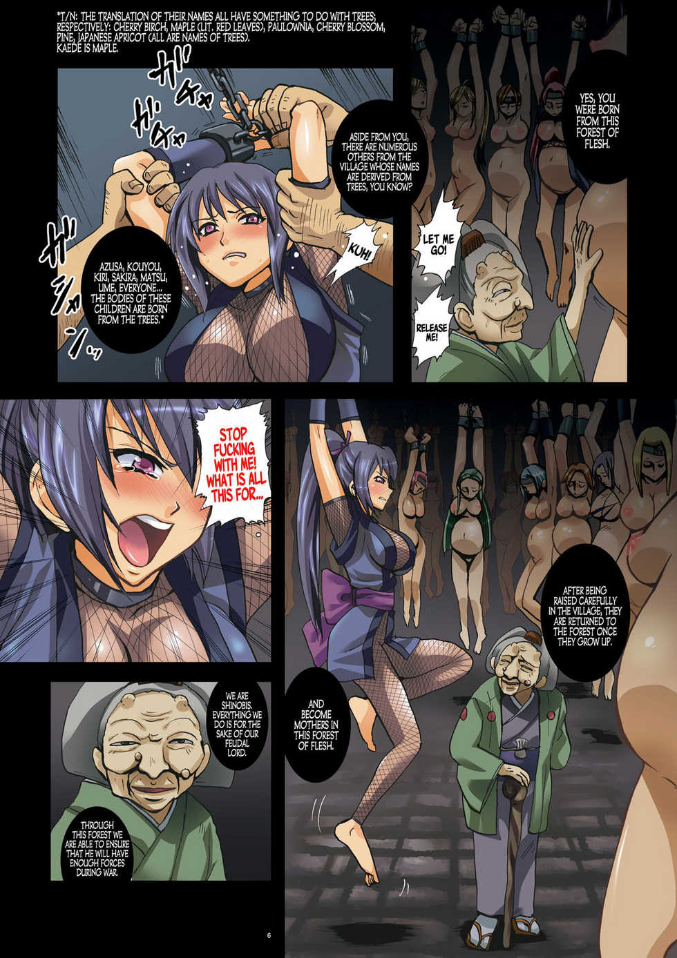 [Modaetei] Onna NikuRin ~ Kunoichi kakuchou haramase sousaku manga ~ (ENG) =LWB= - Page 6