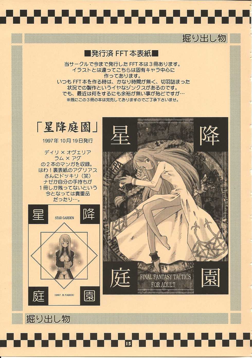 (C61) [Bakuhatsu BRS. (B.Tarou)] TRIBUTE (Final Fantasy Tactics, Final Fantasy III) - Page 14