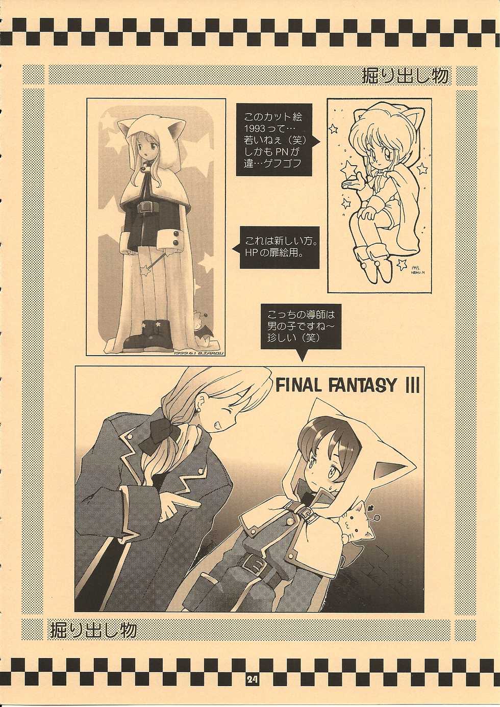(C61) [Bakuhatsu BRS. (B.Tarou)] TRIBUTE (Final Fantasy Tactics, Final Fantasy III) - Page 23