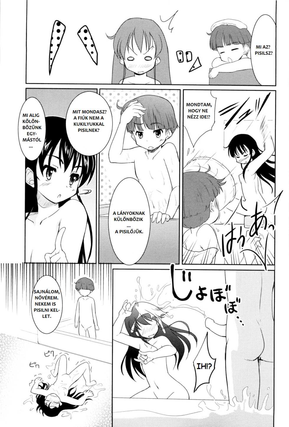 [Tohgarashi Hideyu] Neechan to Ofuro | Bathing with my Sister (Nanairo Tougarashi) [Hungarian] - Page 5