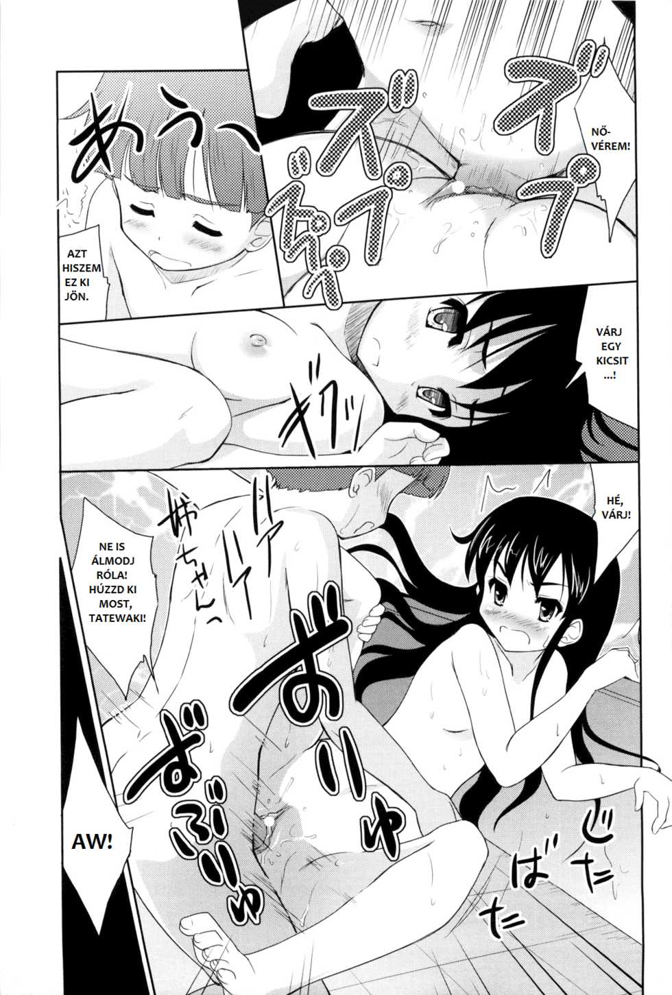 [Tohgarashi Hideyu] Neechan to Ofuro | Bathing with my Sister (Nanairo Tougarashi) [Hungarian] - Page 11