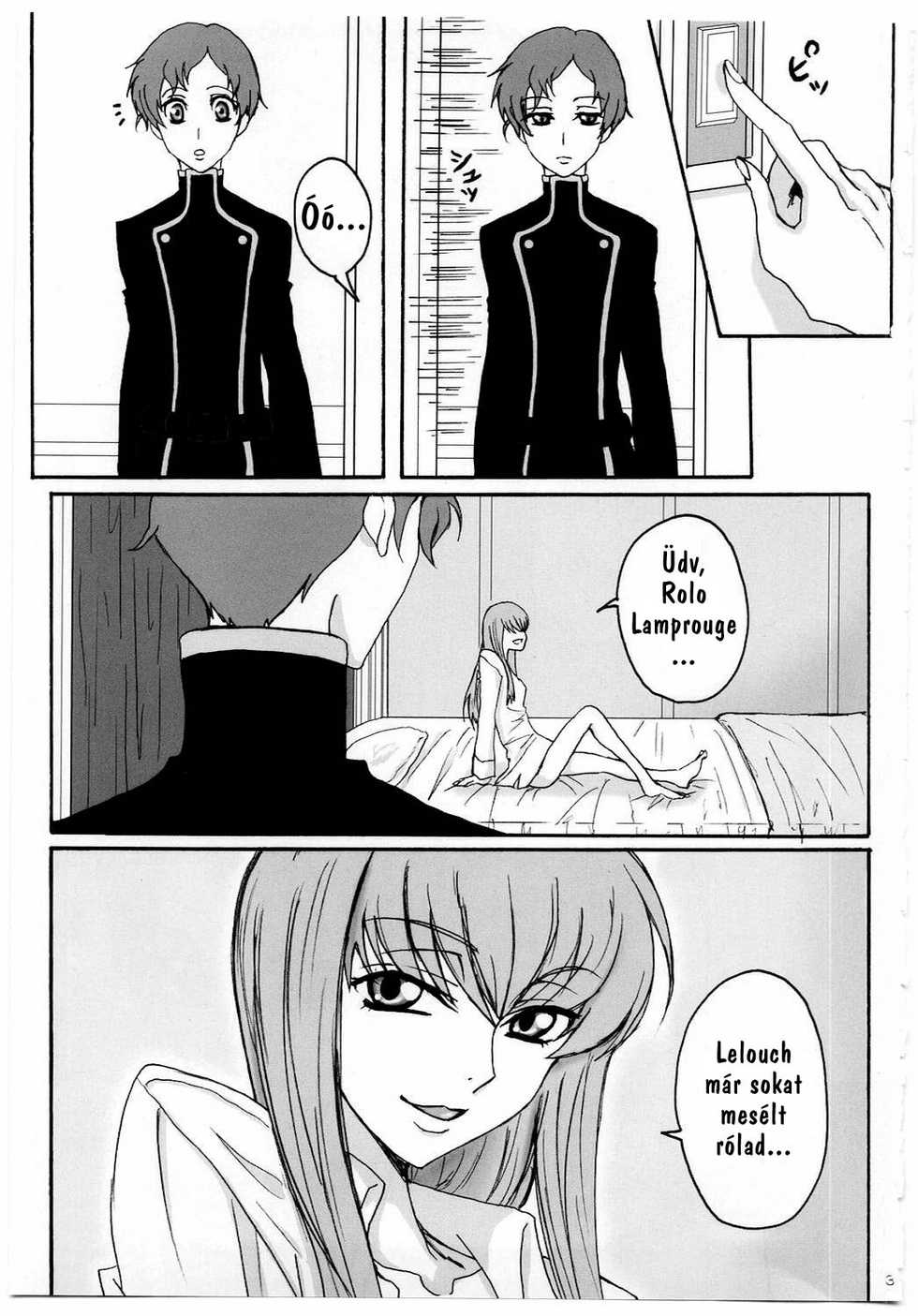 (C74) [Zooko (Kazu)] Secret Secret (CODE GEASS Hangyaku no Lelouch) [Hungarian] - Page 3
