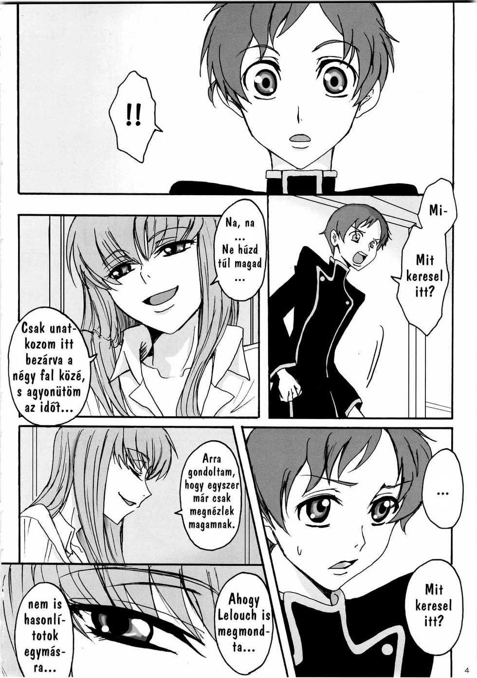 (C74) [Zooko (Kazu)] Secret Secret (CODE GEASS Hangyaku no Lelouch) [Hungarian] - Page 4