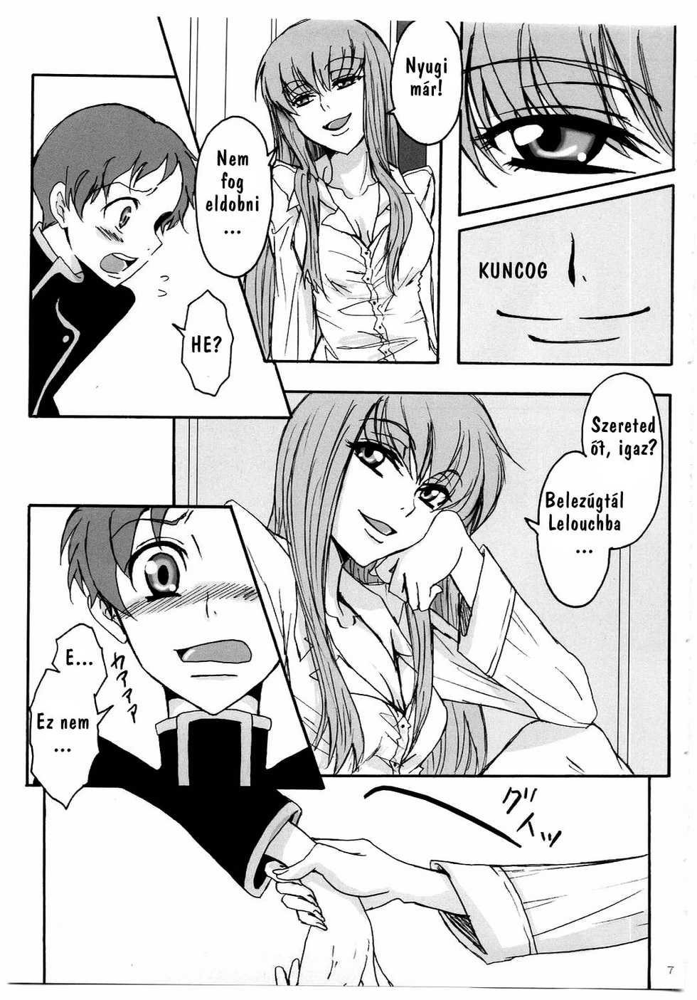 (C74) [Zooko (Kazu)] Secret Secret (CODE GEASS Hangyaku no Lelouch) [Hungarian] - Page 7