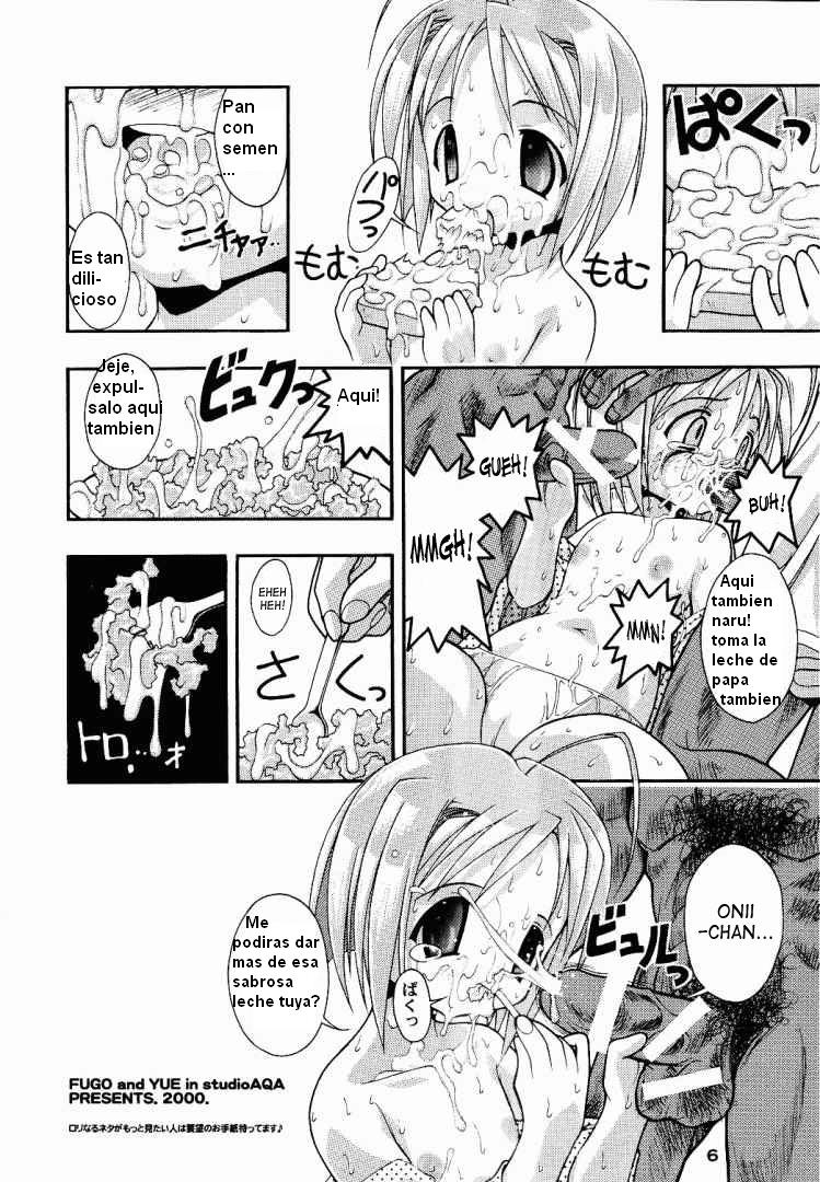 [studio AQA (FUGO, YUE)] SUPE MANI 1 (Love Hina) [Spanish] [Kurotao] - Page 5