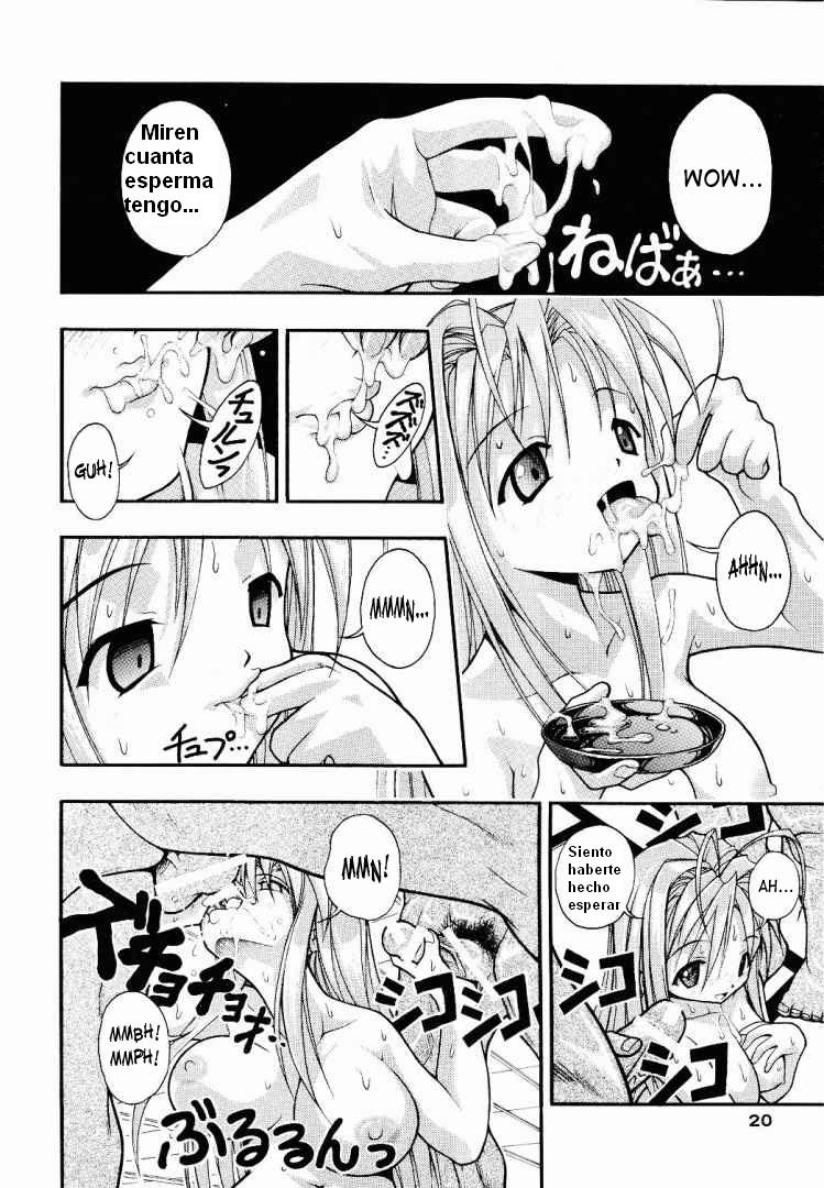 [studio AQA (FUGO, YUE)] SUPE MANI 1 (Love Hina) [Spanish] [Kurotao] - Page 19