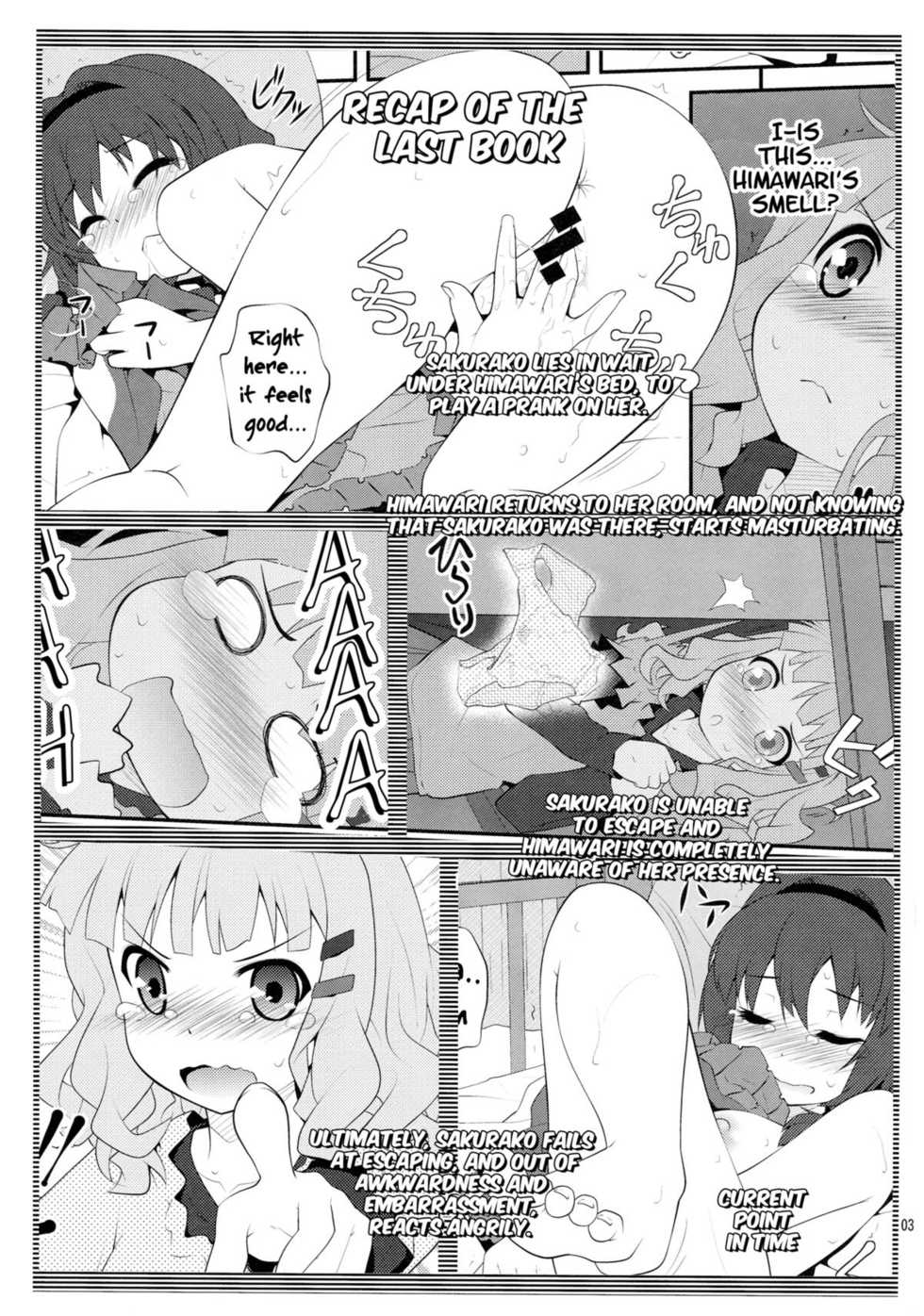 (SC56) [Purimomo (Goyac)] Himegoto Flowers | Secret Flowers 2 (YuruYuri) [English] [Yuri-ism] - Page 2