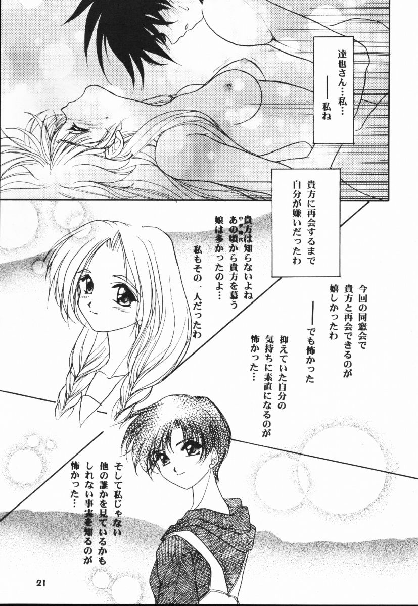 (C56) [C.A.T (Morisaki Kurumi)] Meeting Again (Dousoukai) - Page 20