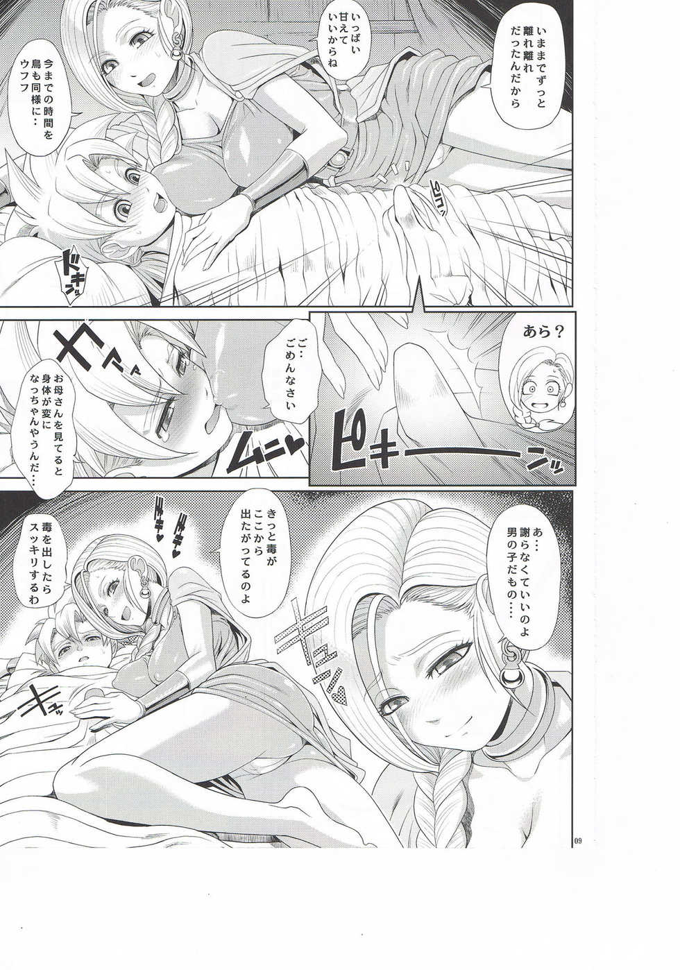(COMIC1☆6) [Toluene Ittokan (Pierre Norano)] KETSU!MEGATON DQ (Dragon Quest V) - Page 8