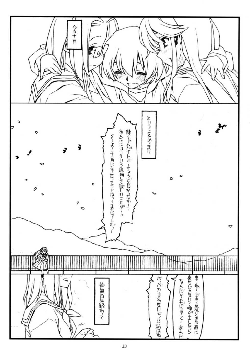 (C74) [bolze. (rit.)] Kamisama no Inai Tsuki (go) (Kamichu!) - Page 22