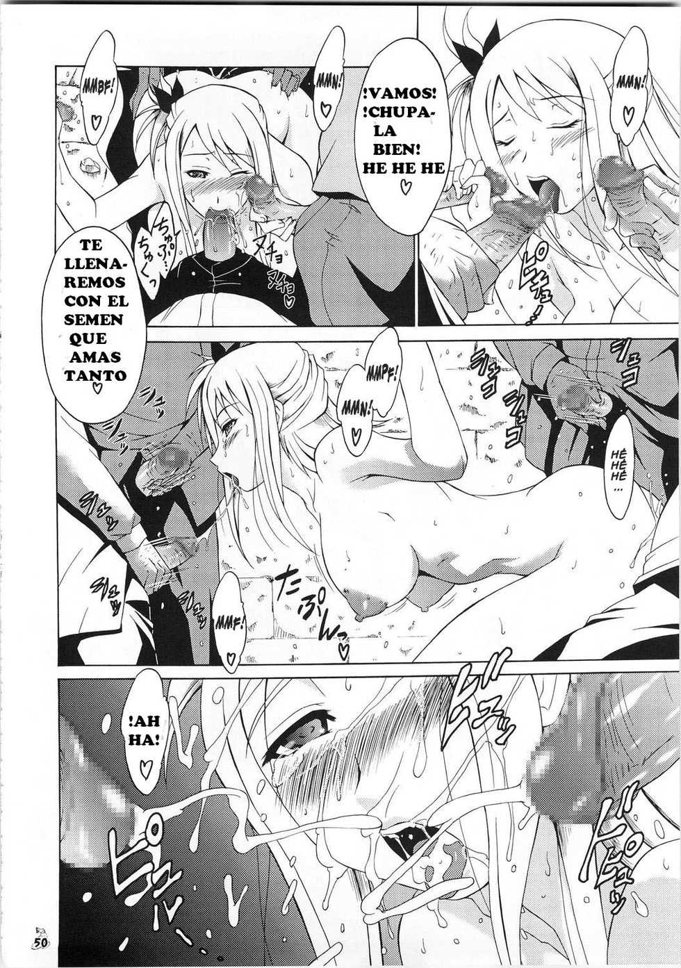 (C73) [Tsurikichi Doumei (Shiomi Yuusuke)] Shuukan Seinen Magazine (Fairy Tail) [Spanish] [NTINFS] [Incomplete] - Page 14