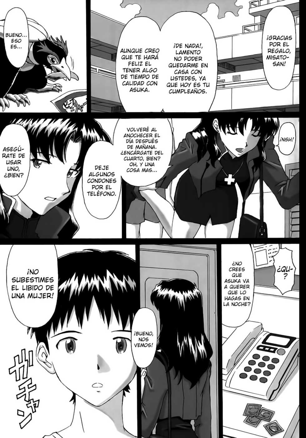 [TENGU NO TSUZURA (Kuro Tengu)] 0606 (Neon Genesis Evangelion) [Spanish] [H-Elite no Fansub] [Digital] - Page 2