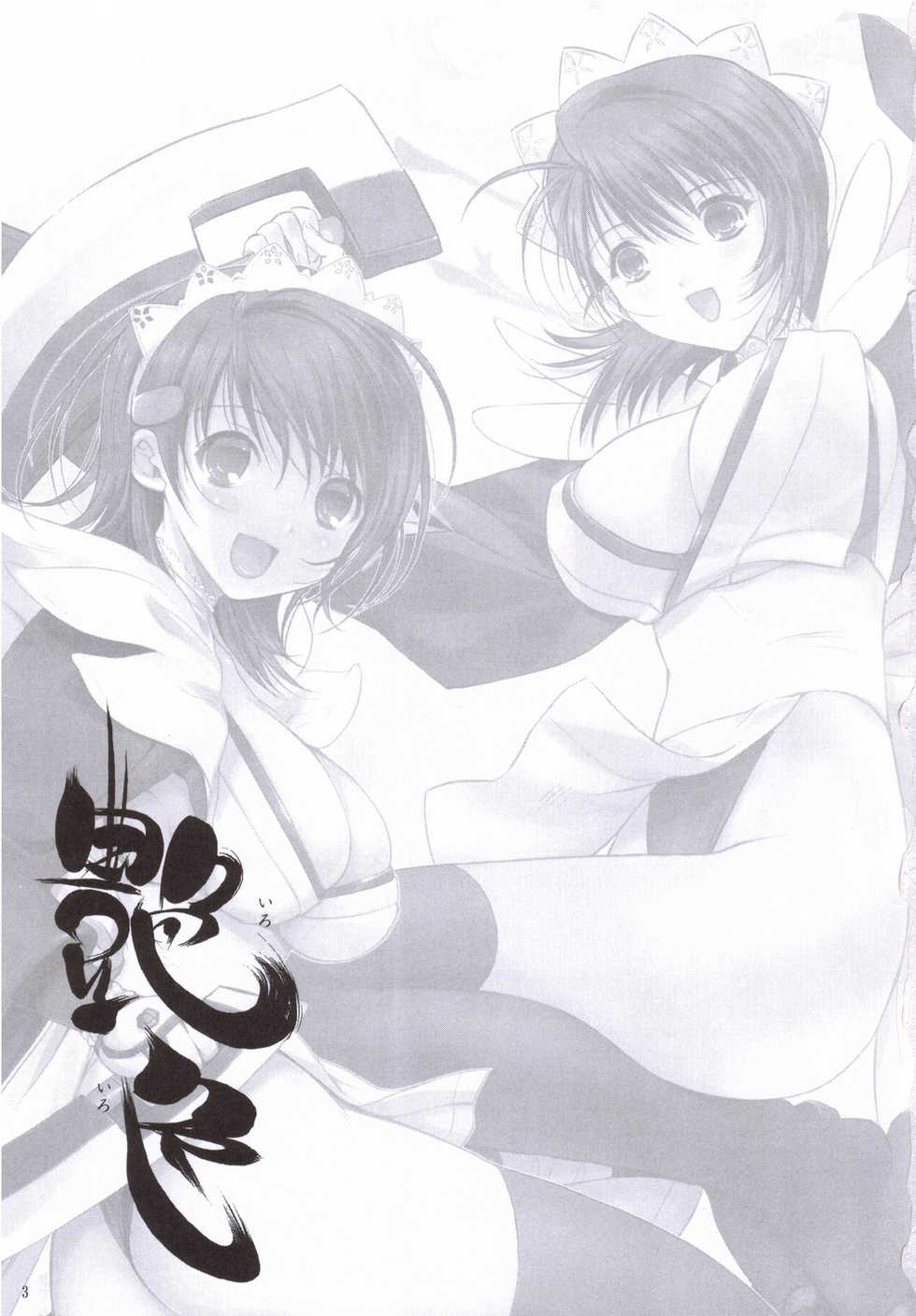(C71) [Nippon Teikoku Toshokan (Kiya Shii, Hanpera, AM-DVL)] Iroiro (Samurai Spirits) - Page 2