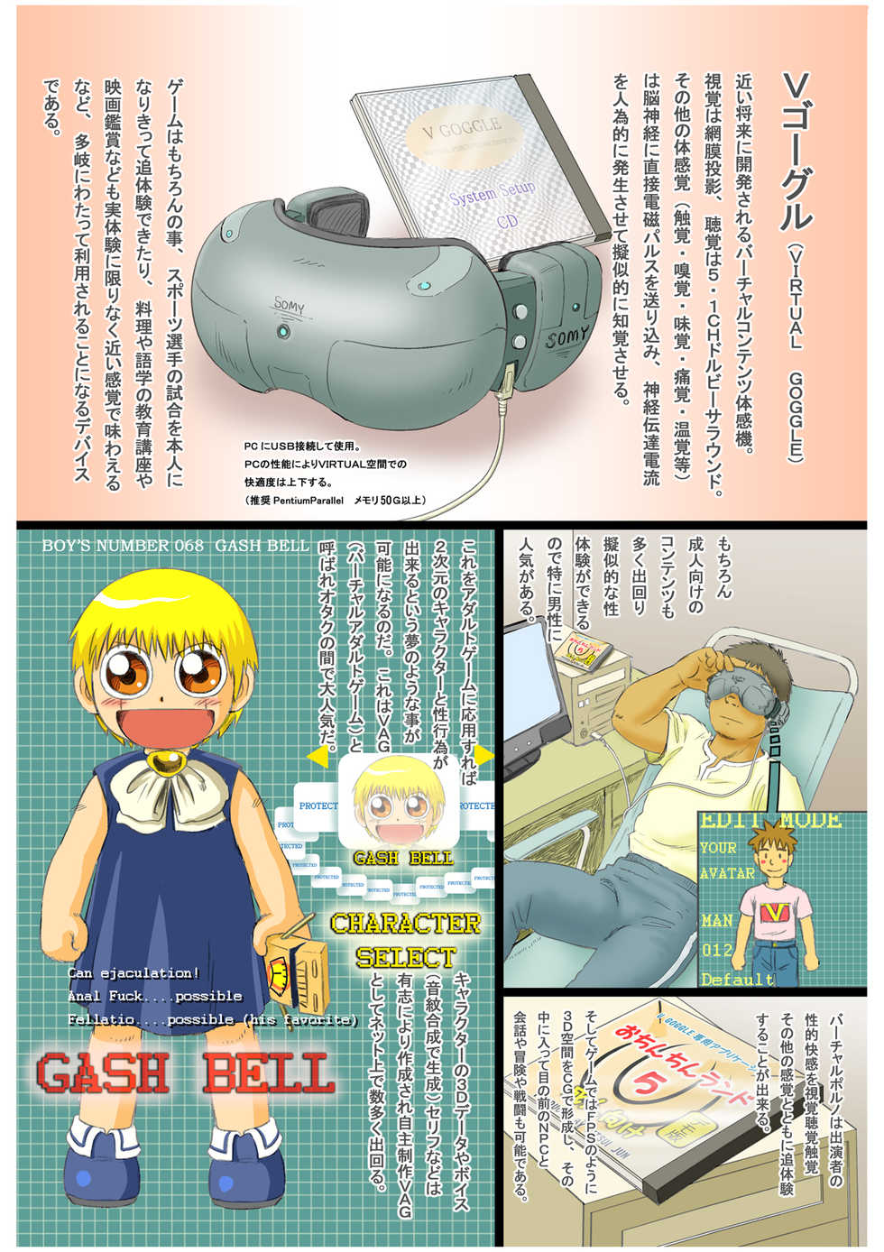 [Sennen Teikoku (Mitsui Jun)] Virtual Gash-kun (Zatch Bell!) [Digital] - Page 2