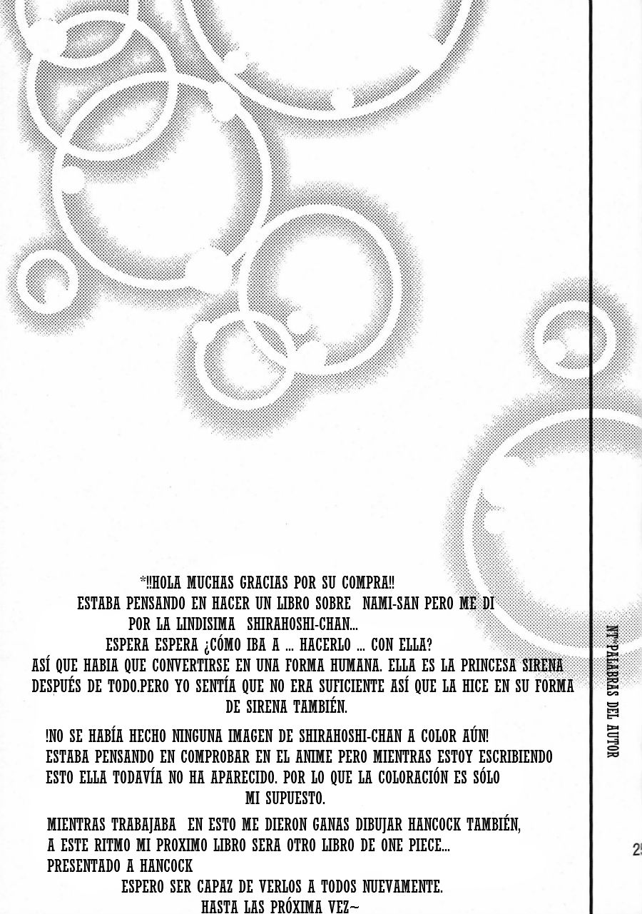 (C80) [Queen Of VANILLA (Tigusa Suzume)] Ningyohime (One Piece) [Spanish] [NTINFS] - Page 25