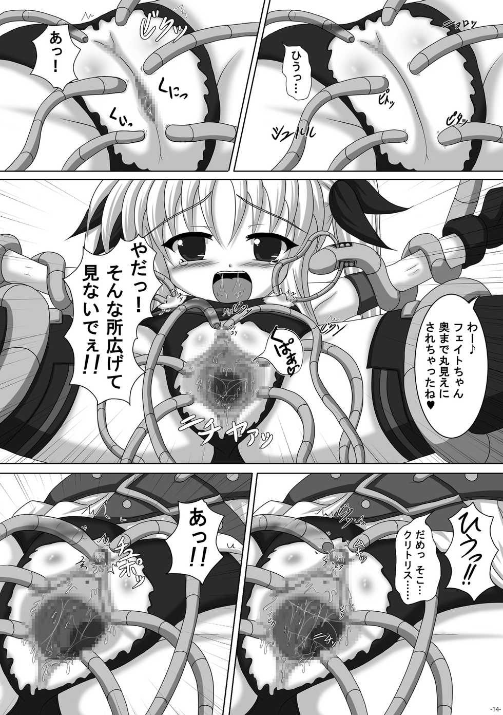 (C78) [infinity (Scarlet)] Fate-chan de asonde miyou! (Mahou Shoujo Lyrical Nanoha) - Page 14