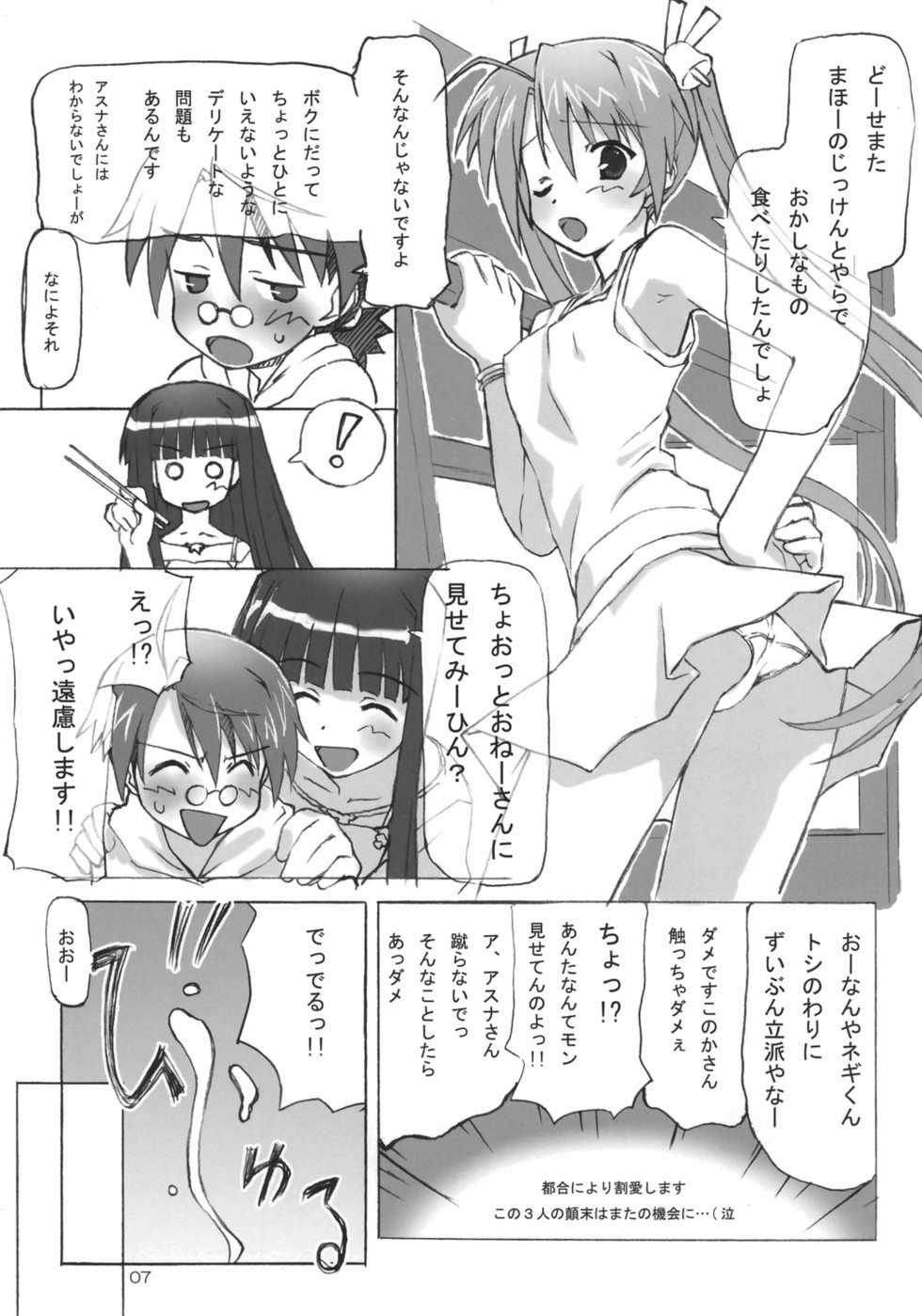 (C72) [BLUE WAVE (Tamahiyo)] Dear my little witches (Mahou Sensei Negima!) - Page 6